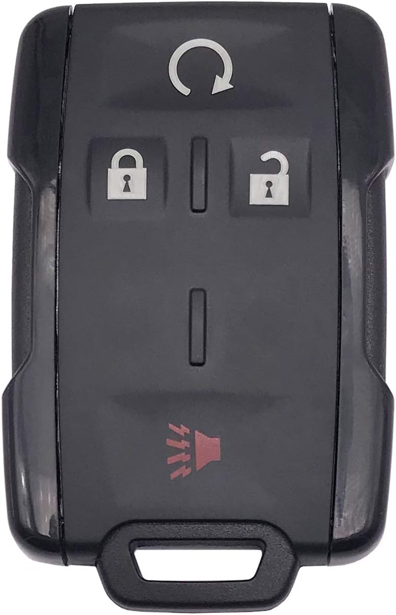 Funda de repuesto para llavero para Chevy Silverado Colorado GMC Sierra Canyon SLT sin llave (negro)