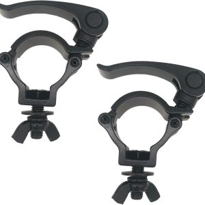 Paquete de 2 abrazaderas de iluminación de 1.49 a 1.57 pulgadas, abrazaderas de luz de escenario, resistentes, 220 libras para iluminación de DJ, Paquete de 2 abrazaderas de iluminación de 1.49 a 1.57 pulgadas, abrazaderas de luz de escenario, resistentes, 220 libras para iluminación de DJ,