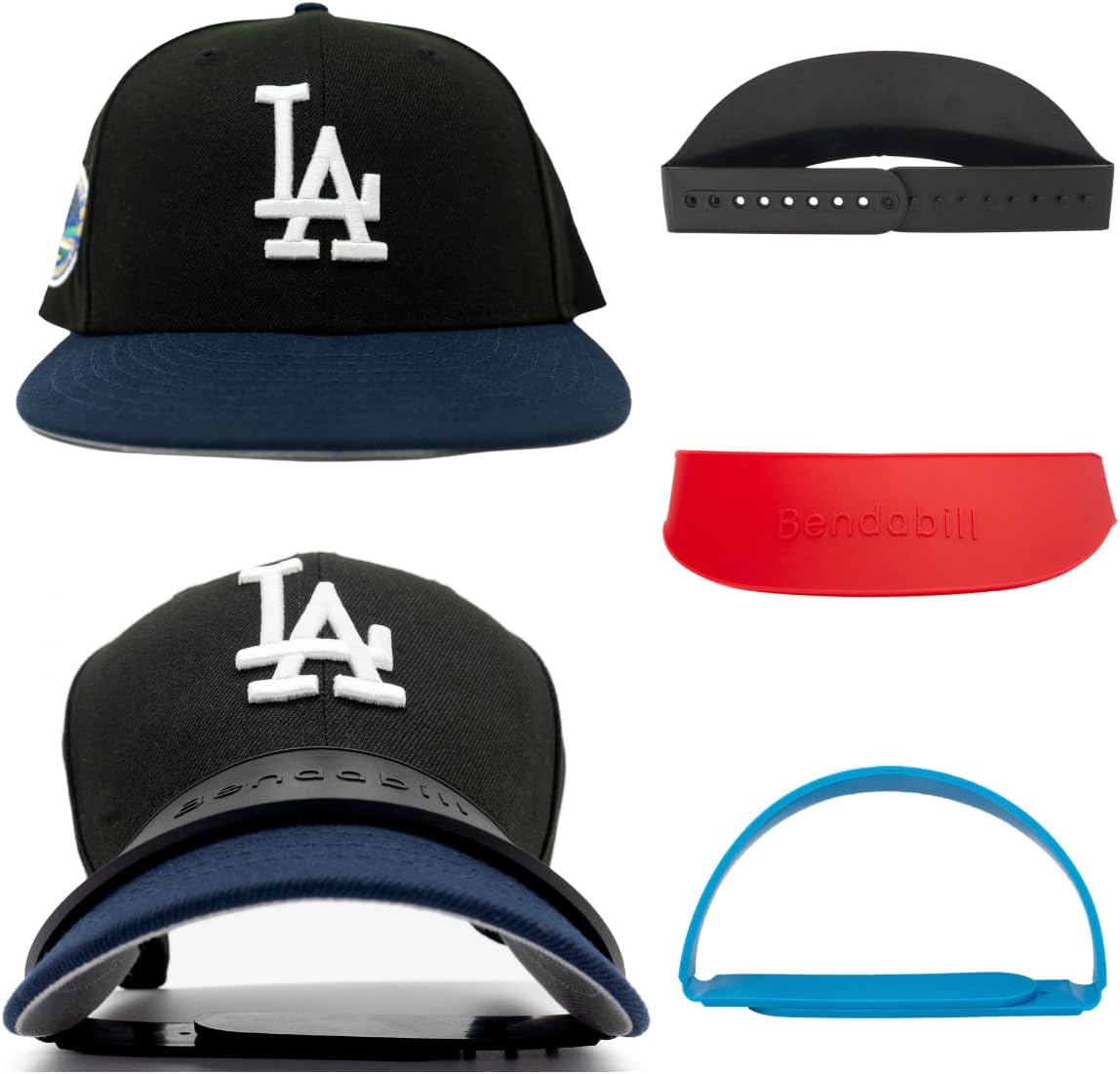 Hat Bill Bender (paquete de 2) Correa perfecta para doblar el sombrero, moldea cómodamente tu sombrero a tu gusto, herramienta para curvar sombrero,