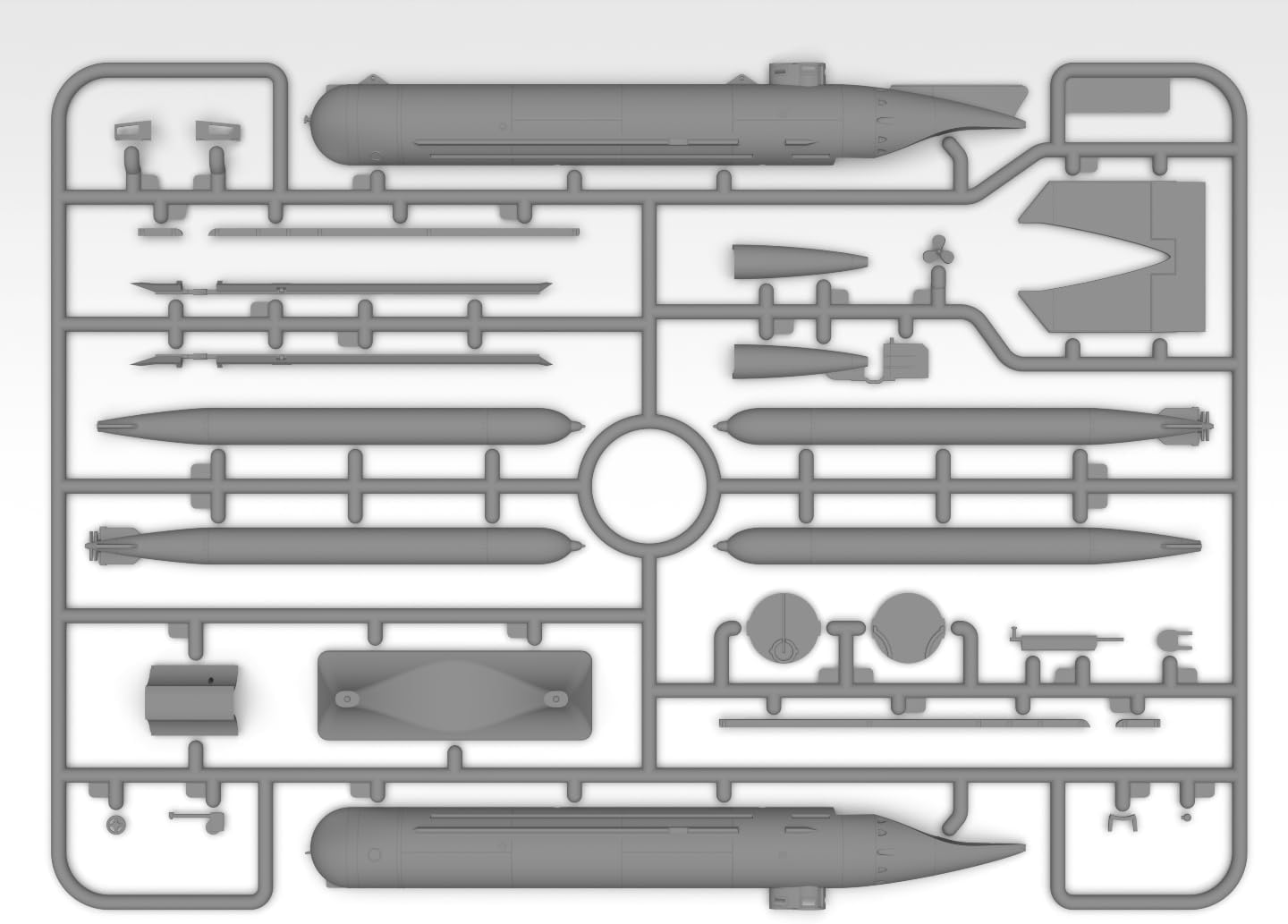 ICM S.019 – U-Boat Type ‘Molch’, Submarino alemán enano de la Segunda Guerra Mundial (100% nuevos moldes) – Escala 172