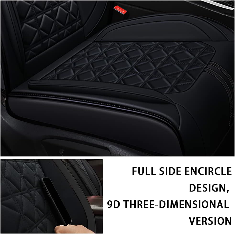 Fundas de asiento de automóvil para Volkswagen Beetle 2012-2019, funda de asiento de automóvil de cuero de alta calidad para 2 asientos, estándar,