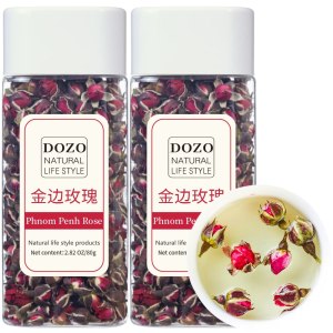 DOZO Rose Bud – Brotes de rosas secas sueltas Lea 5.64 oz5.64 onzas, té de rosa Phnom Penh, té de rosa comestible, té de rosa, para hornear, aceite DOZO Rose Bud – Brotes de rosas secas sueltas Lea 5.64 oz5.64 onzas, té de rosa Phnom Penh, té de rosa comestible, té de rosa, para hornear, aceite