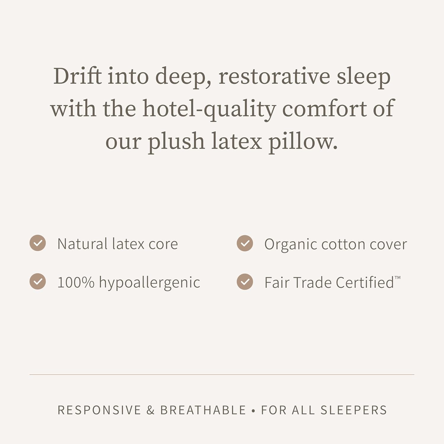 Saatva Almohada de látex, alta (6 a 7 pulgadas), almohada hipoalergénica con núcleo de látex triturado, transpirable, lavable a máquina, funda de