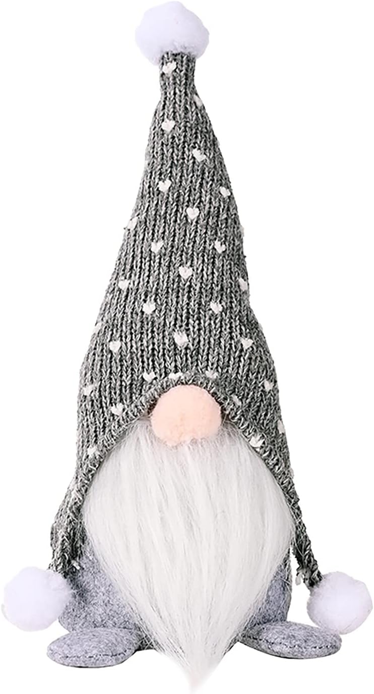 Gnomos de peluche de Navidad, decoración de felpa enana sin rostro, muñeca de peluche hecha a mano, gnomo de peluche enano, gnomo de Navidad, Papá