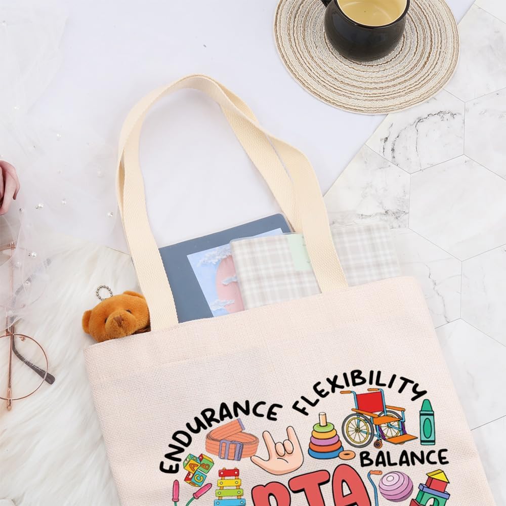 PTA Gifts – Bolsa de maquillaje para fisioterapeuta, regalo de agradecimiento, regalos de graduación de la PTA para estudiantes de la PTA Bolsa con