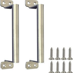 Tokatuker 2 tiradores de puerta de granero de acero inoxidable de 6-310 pulgadas (6.3 in) Tokatuker 2 tiradores de puerta de granero de acero inoxidable de 6-310 pulgadas (6.3 in)