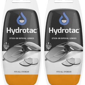 Hydrotac OPTX 2020 – Lentes de lectura bifocales adhesivas + 1.50, paquete de 2 unidades, para hombres y mujeres, con aumento bifocal, reutilizable, Hydrotac OPTX 2020 – Lentes de lectura bifocales adhesivas + 1.50, paquete de 2 unidades, para hombres y mujeres, con aumento bifocal, reutilizable,