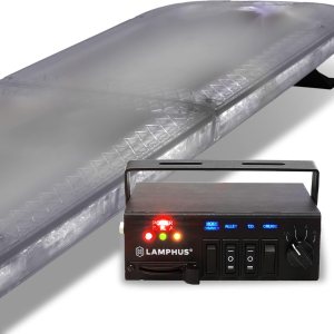 LAMPHUS SolarBlast SBFB82 – Barra de luz LED de emergencia para vehículo (37 pulgadas, 82 W, tamaño completo, clase III SAE J595, 58 modos de LAMPHUS SolarBlast SBFB82 – Barra de luz LED de emergencia para vehículo (37 pulgadas, 82 W, tamaño completo, clase III SAE J595, 58 modos de