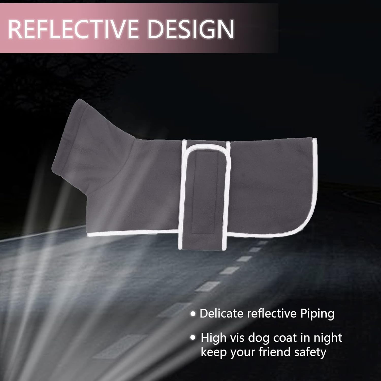Geyecete – Chaqueta para perro, ideal para perros salchichas con forro de felpa acolchado y cuello alto, traje de nieve para perro con bandas