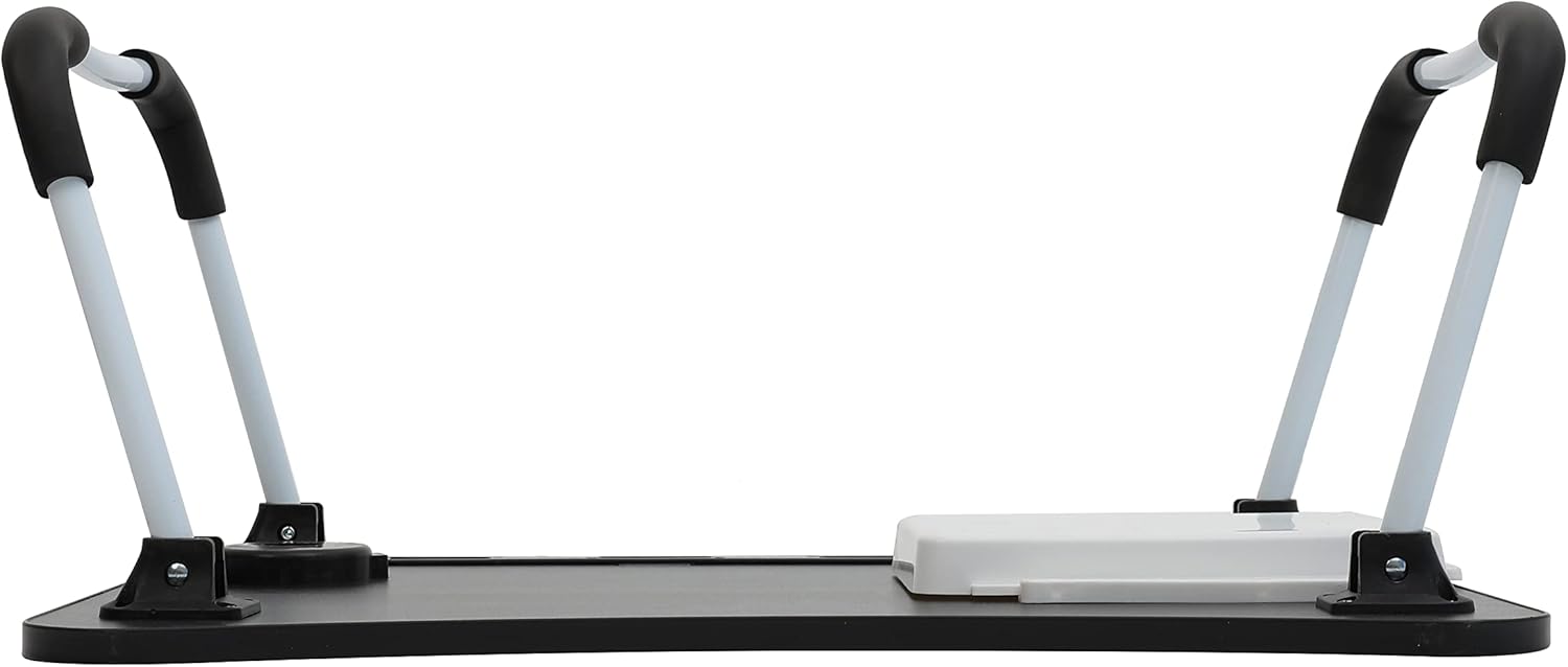 Eternal Wings Escritorio de cama para laptop, mesa plegable portátil con puerto de carga USB, soporte para tazas, cajón de almacenamiento, para