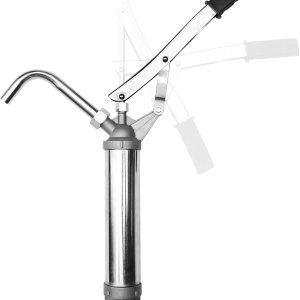 QWORK Dispensador universal de bomba de barril para transferencia de fluidos, bomba de tambor de aceite de acción de palanca, se adapta a QWORK Dispensador universal de bomba de barril para transferencia de fluidos, bomba de tambor de aceite de acción de palanca, se adapta a