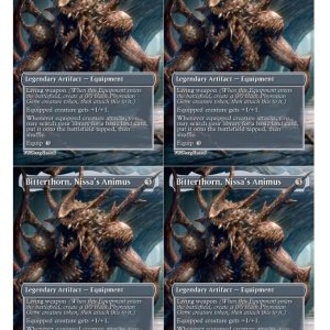 4x Bitterthorn, Nissa’s Animus Anime Full Art Foil or Non-Foil (Non Foil) 4x Bitterthorn, Nissa’s Animus Anime Full Art Foil or Non-Foil (Non Foil)