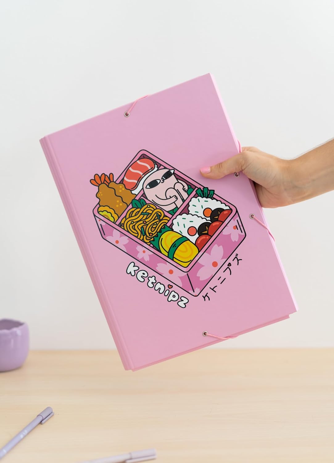 Grupo Erik Ketnipz – Carpeta A4 de alta calidad, 13.4 x 10 pulgadas, 13.4 x 10.0 in, carpeta de 3 solapas, organizador de documentos, carpeta