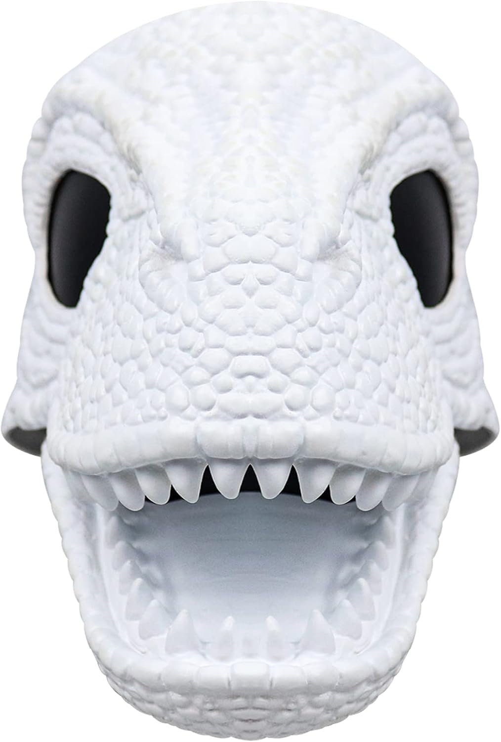 AMUGEL Máscara de dinosaurio con mandíbula de apertura, disfraz de dinosaurio para Halloween, dinosaurio, cosplay, fiesta, accesorios