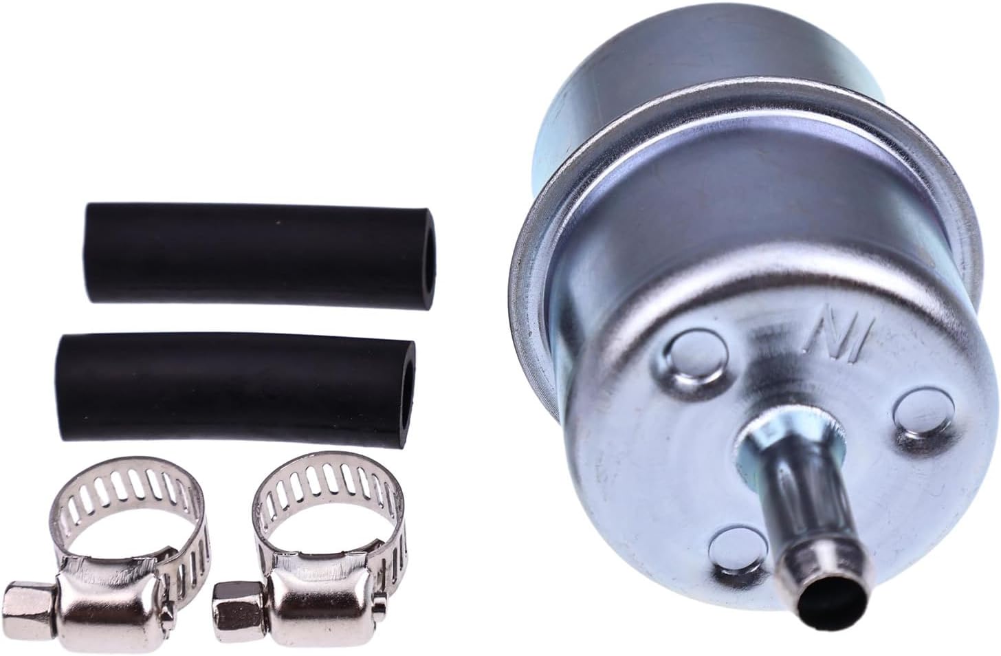 Filtro de combustible de metal de 516 pulgadas con abrazaderas de manguera 81132-115-0000 compatible con Hisun UTV 400 450 500 550 700 750 800 1000