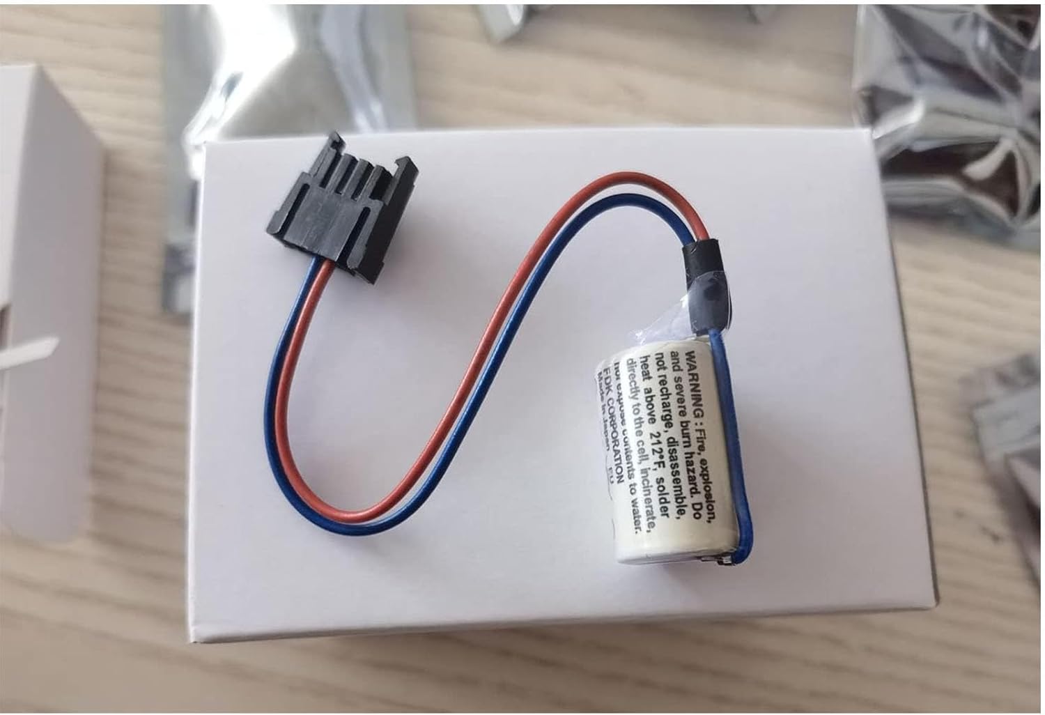 WELLVEUS – Batería de litio CR14250SE de 3 V para batería Sanyo CR14250SE para batería de litio FDK CR14250SE, batería 1747-ba, 1000mAh