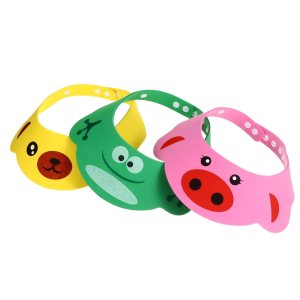 Gorra de champú ajustable, 6 unidades, visera de protección de ojos, forma de agua, productos de lavado, gorro para recién nacido, tapa de cerdo Gorra de champú ajustable, 6 unidades, visera de protección de ojos, forma de agua, productos de lavado, gorro para recién nacido, tapa de cerdo