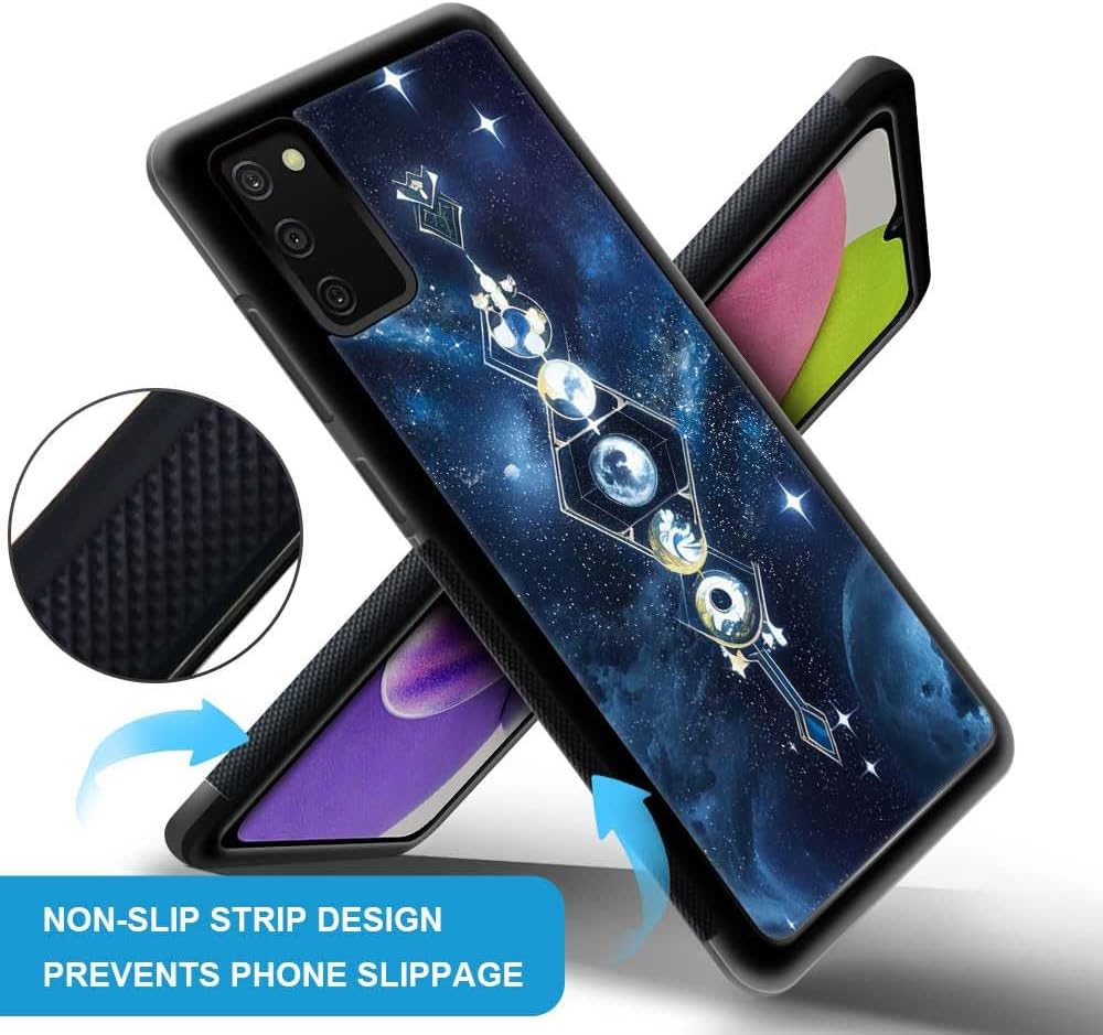 Goodsprout Funda compatible con Samsung Galaxy S20 FE, diseño de fase lunar azul, a prueba de golpes, antiarañazos, carcasa trasera de policarbonato