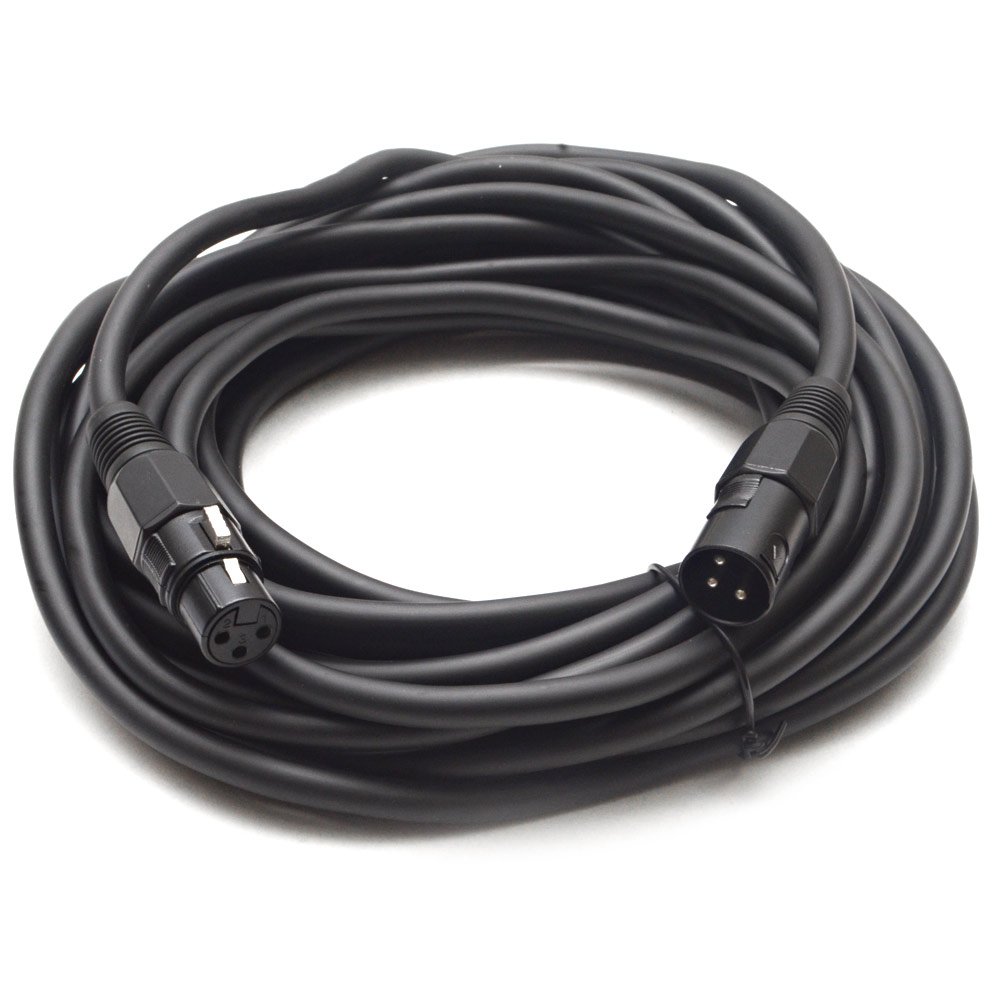 Seismic Audio – Un cable de micrófono DJPA XLR de 30 pies – Cable de micrófono – Uso en escenario o estudio