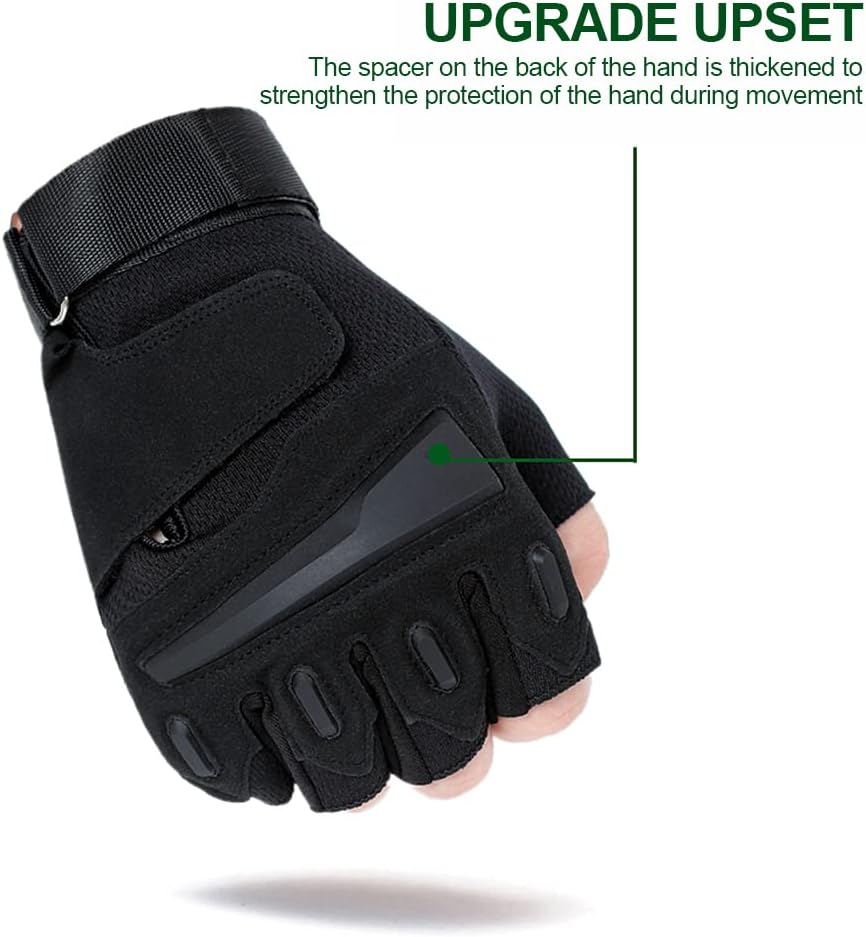 Goferlaa Guantes de entrenamiento para hombres y mujeres, utilizados para ejercicio, táctico, montañismo, al aire libre, motocicleta, guantes sin