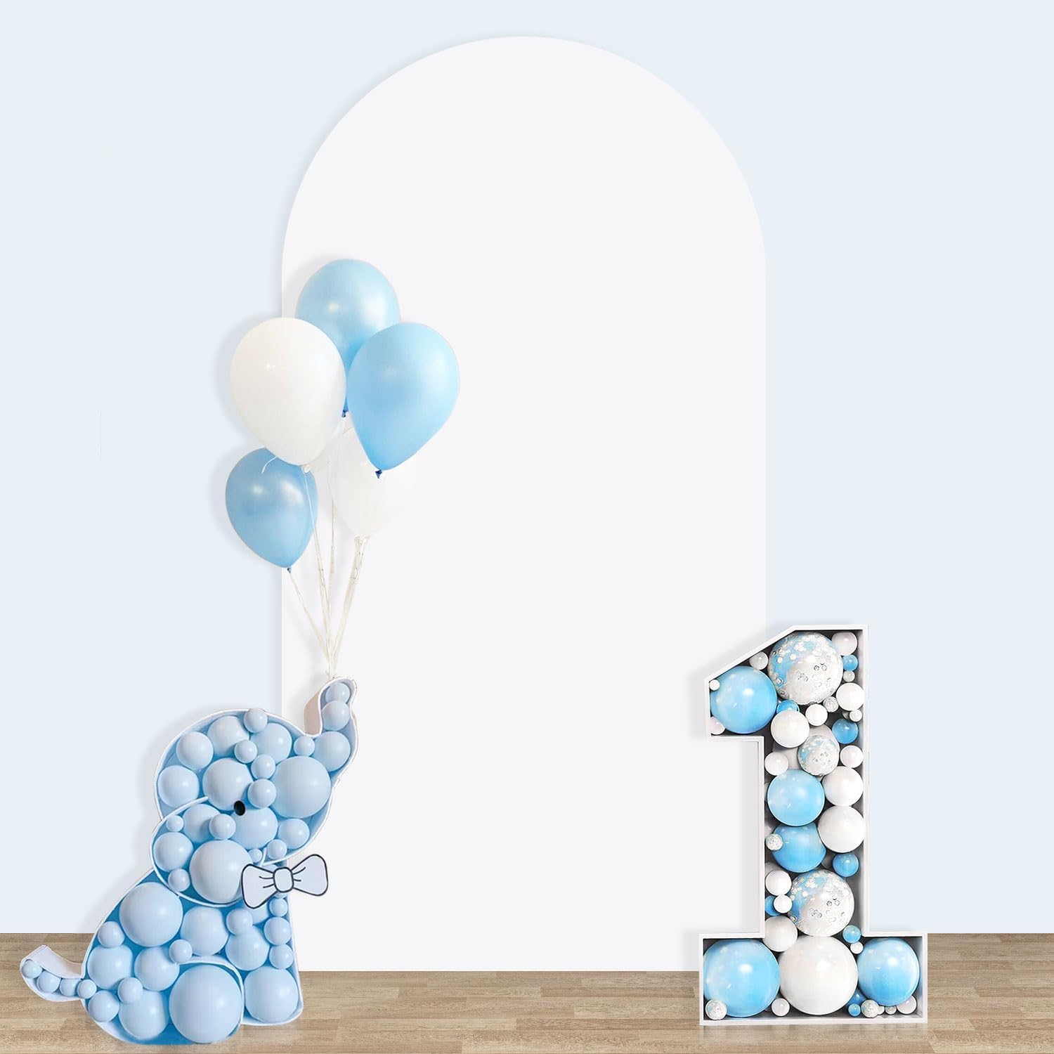 Cubierta de arco de 6 x 2.6 pies, cubierta de elastano para arco de boda, cubierta de telón de fondo de arco de boda, cubierta de fondo de arco de