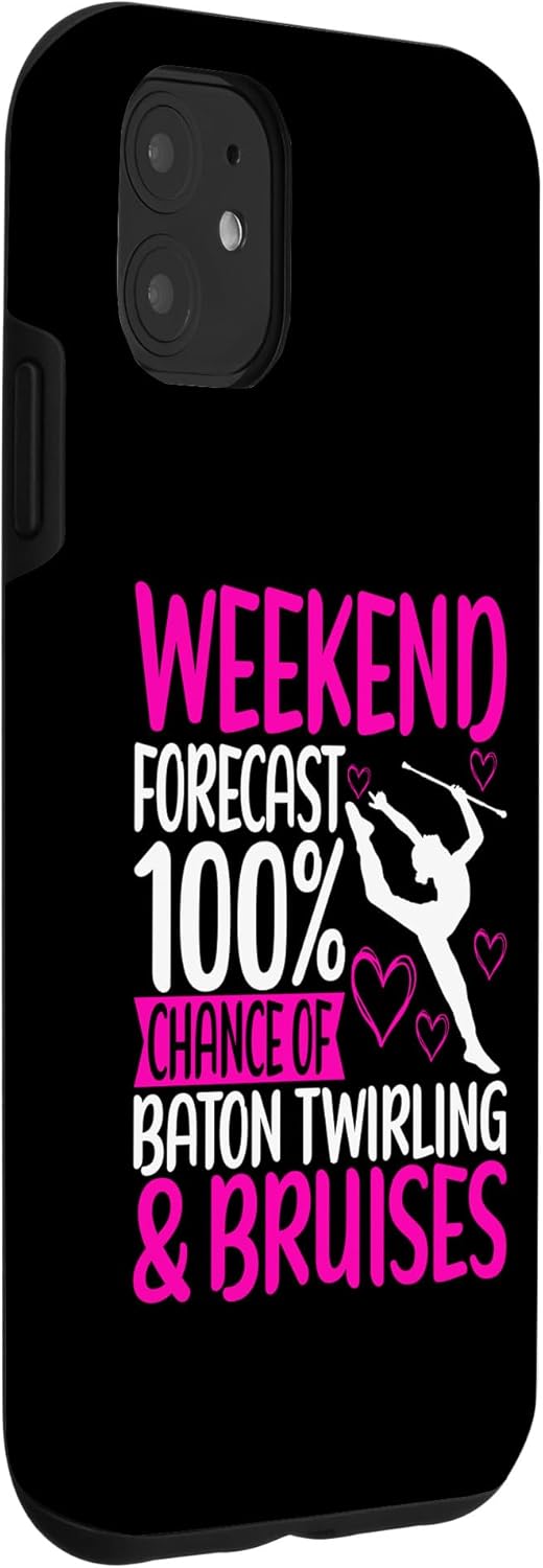 Funda para iPhone 11 Baton Twirling Outfit Majorette Baton Twirler