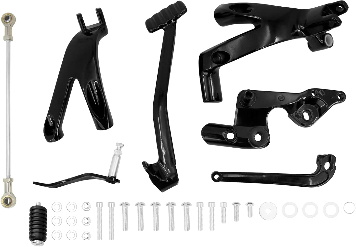 Kit de varillaje de clavijas para controles delanteros de motocicleta, apto para Harley Softail Street Bob Low Rider FXBB FXLR FXLRS FXST 2018-2023,