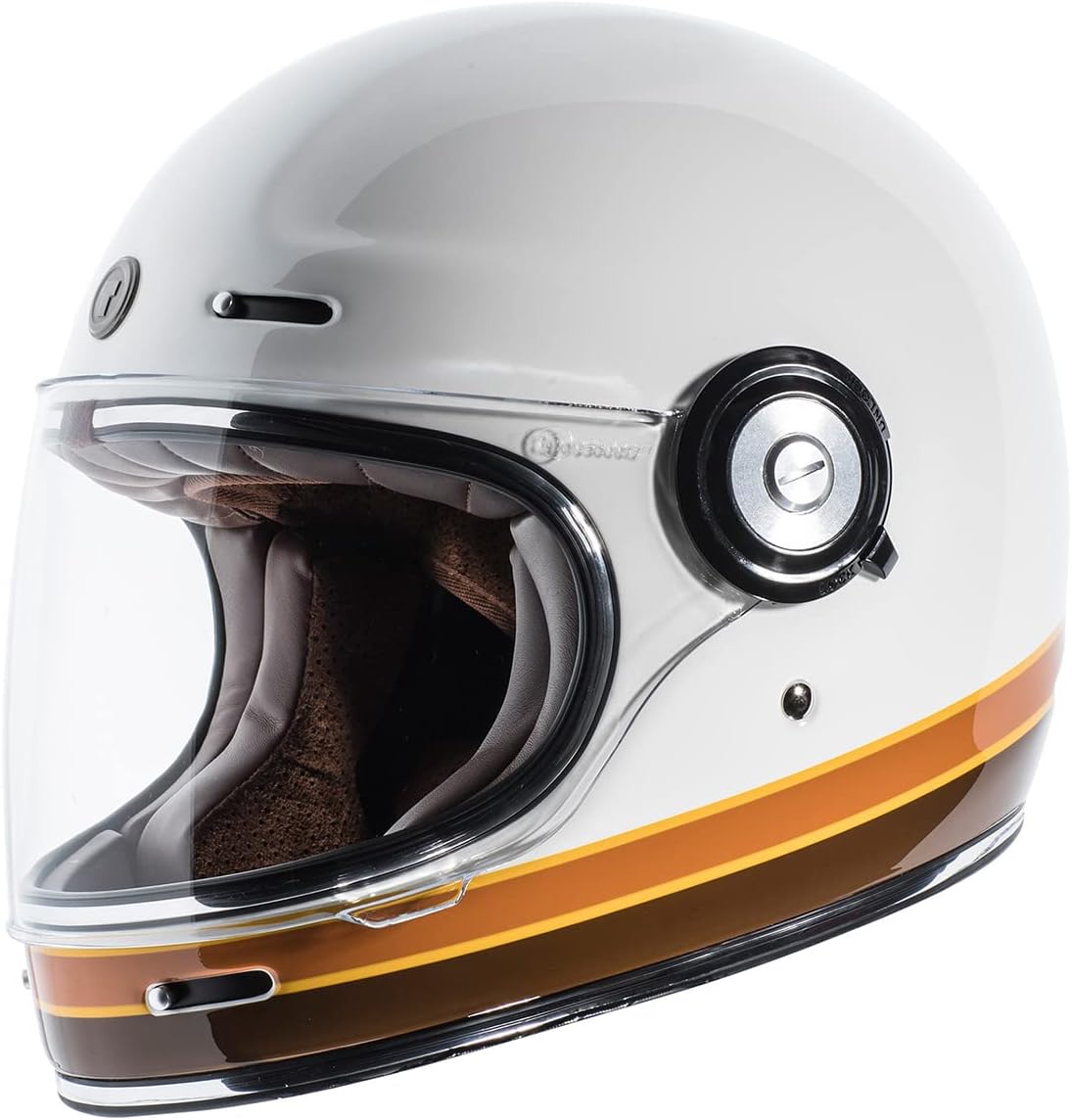 TORC – Casco de cara completa para motocicleta, de fibra de vidrio T1, aprobado por DOT y ECE, estilo retro