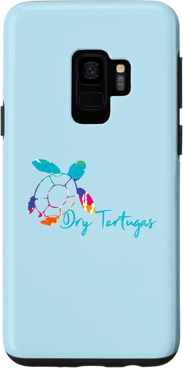 Galaxy S9 Dry Tortugas National Park Florida Tye Dye Swimming Turtle Case