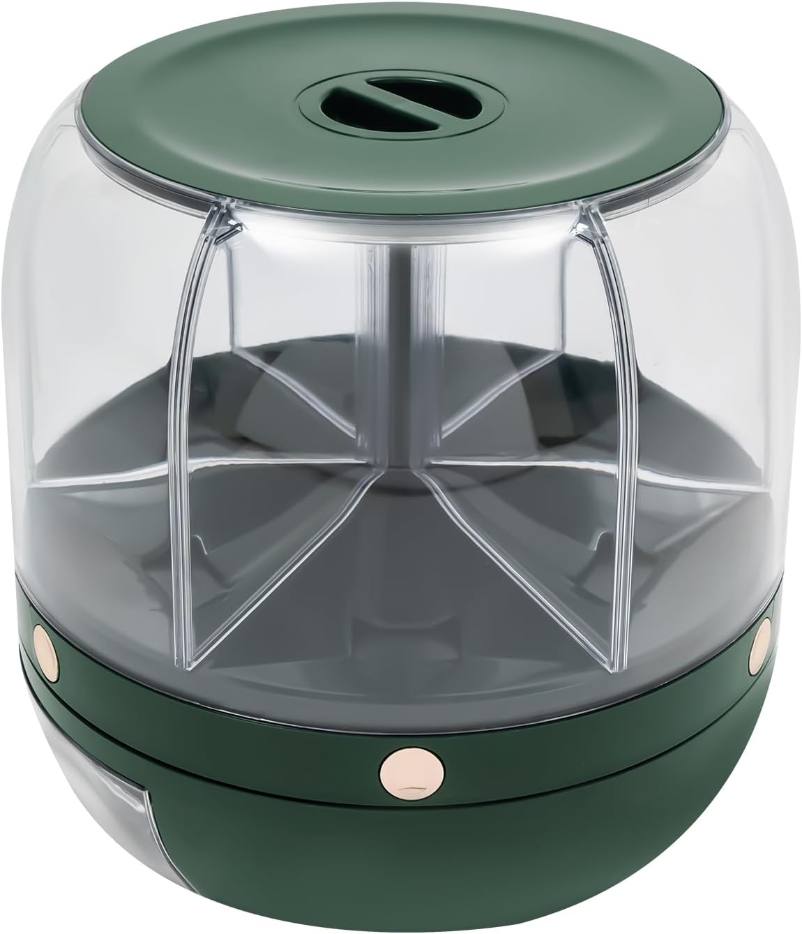 Tanque grande multigrano, Dispensador de grano seco de arroz de 6 compartimentos, Contenedor de almacenamiento de pellets de alimentos Tanque de