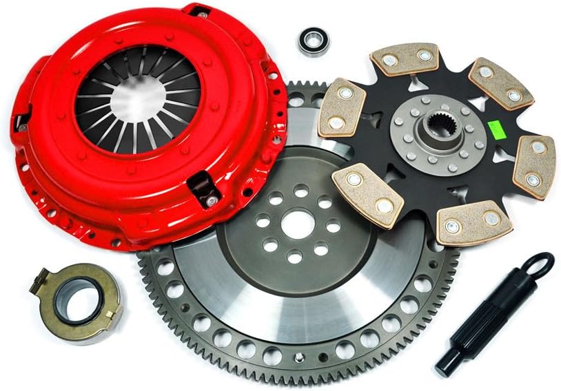 EFORTISSIMO KIT EMBRAGUE 4 ESTA+VOLANTE CROMOLY 10.5 LBS PARA MAZDA MIATA 1990-05 1.6L 1.8L