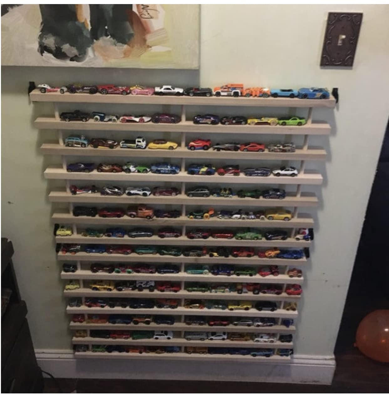 Hand Crafted Hot 164 scale matchbox Wheels display shelf case for matchbox and toy cars (Popular)