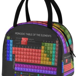 Bolsas de almuerzo de mesa periódica para mujeres y hombres, bolsa de almuerzo, lonchera térmica resistente al agua, bolsa de almuerzo hielera, Bolsas de almuerzo de mesa periódica para mujeres y hombres, bolsa de almuerzo, lonchera térmica resistente al agua, bolsa de almuerzo hielera,