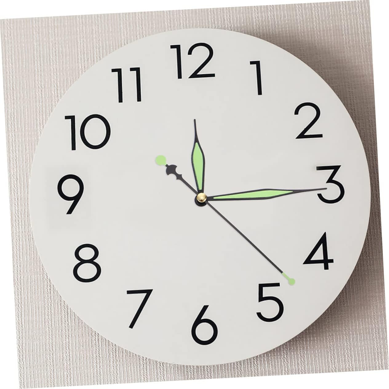 VOSAREA 20 Sets Luminosas Manos Reloj Piezas Reloj Pared Relojes Decoración Sudor Traje Reparación Reloj Punteros Creativo Reloj De Pared Punteros