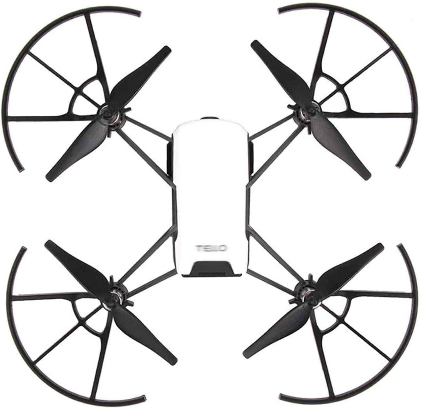 4 Pair Propeller Prop Blade + 2 Pair Propellers Protection Cover Guard RCFit for DJIFit for Tello Drone Accessories Replacement Propeller
