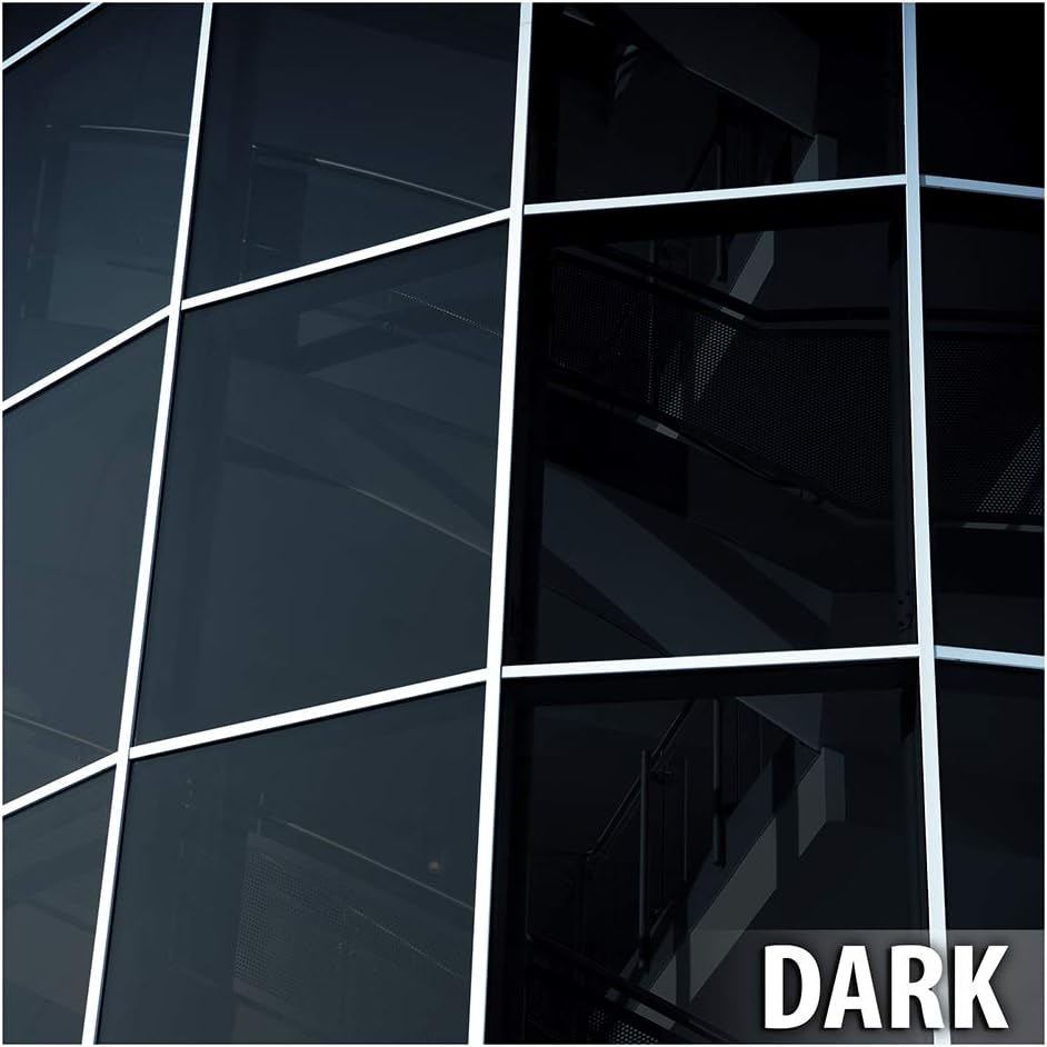 BDF NA20 – Película para ventana de privacidad y control solar N20, negro (oscuro) – 12 pulgadas x 50 pies