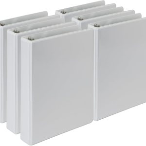 Samsill carpeta con 3 anillos de 1″., Blanco Samsill carpeta con 3 anillos de 1″., Blanco