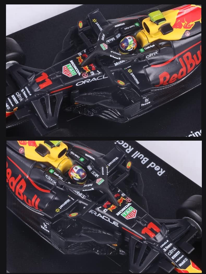143 F1 RB16B Red Bull Racing Car 2021 NO.33 y 11 Aleación Vehículo de lujo fundido a presión Coches Modelo Colección de juguetes por Bburago 38056
