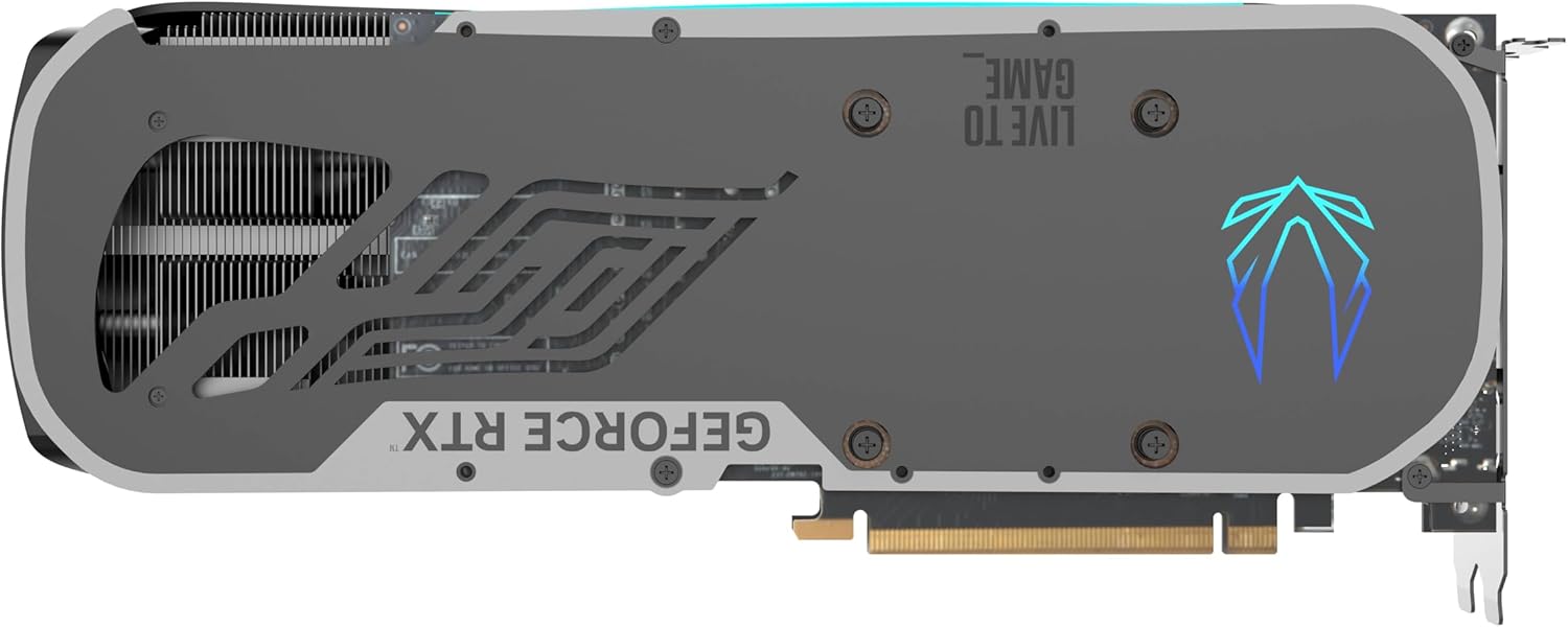ZOTAC Gaming GeForce RTX 4070 Super Trinity Black Edion DLSS 3 12GB GDDR6X 192-bit 21 Gbps PCIE 4.0 Tarjeta gráfica para juegos, refrigeración