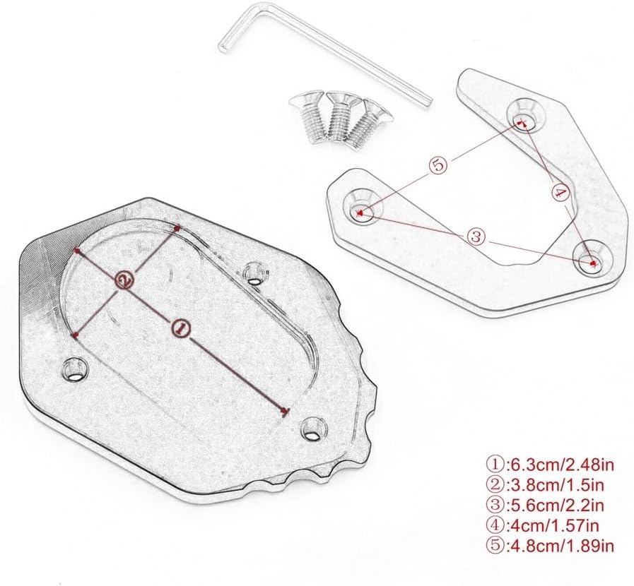 Motorcycle side bracket For B&M&W F850GS F 850 GS F750GS F850 GS F 750 GS 2018-2023 Motorcycle Accessories Kickstand Side Stand Extension Foot Pad