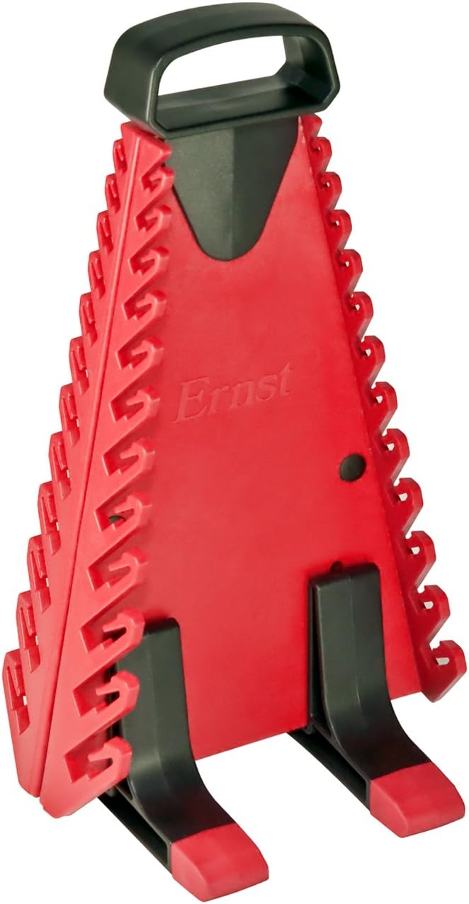 Ernst Manufacturing – Torre de herramientas de llave inglesa 5224, 24 herramientas rojas
