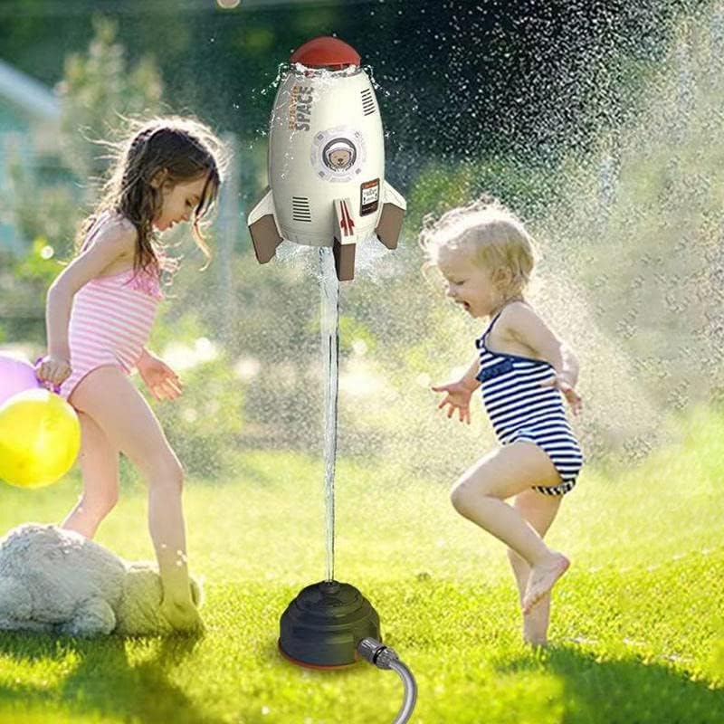 Lanzador de cohetes de agua para niños, rociador de agua, cohete, juguetes de verano para fiestas al aire libre