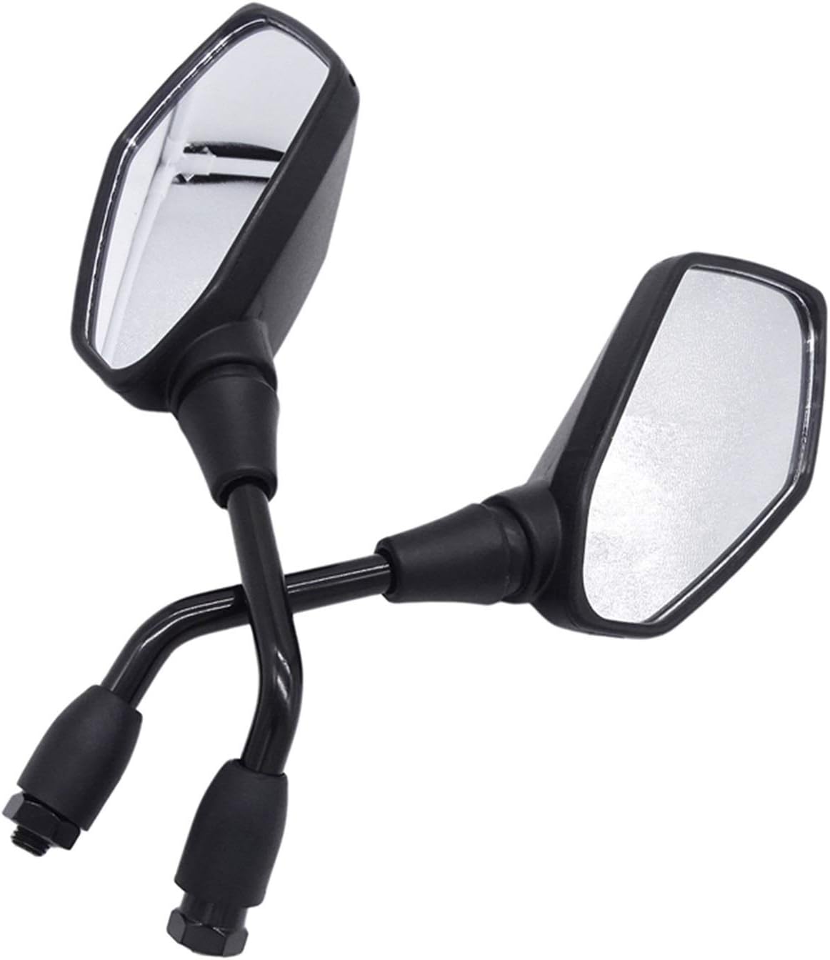 Funda para espejo retrovisor de motocicleta de 0.394 in para Kawasaki ER6N Zephyr Z750 Z1000 ZRX1100 ER6B ER-6N 2006-2010 KLE400 KLE500 VERSYS 1000