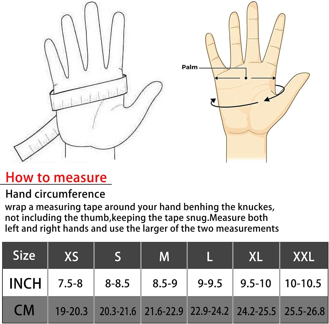 Harssidanzar Guantes de motocicleta de cuero cálido para hombre con pantalla táctil GM041US