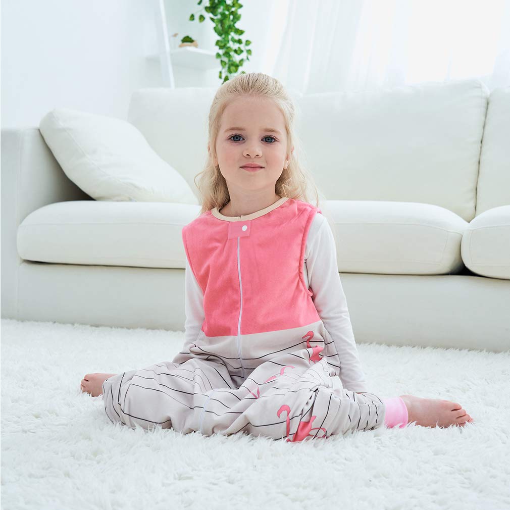 MICHLEY – Saco de dormir para bebé con pies, manta de invierno y primavera para bebés