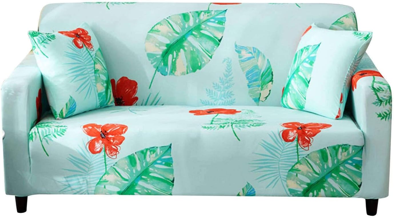 EKSED Funda de sofá de alta elasticidad, funda de sofá suave antideslizante de elastano, 1 pieza, lavable, protector de muebles con parte inferior