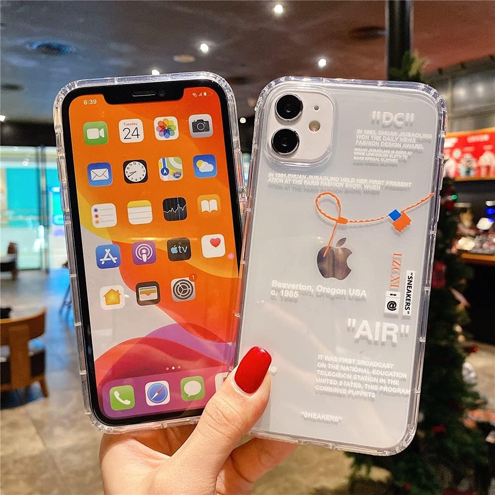 Hot Off Sports Shoes – Funda de teléfono para iPhone 14, 13, 12, 11, XS Max XR, zapatillas de deporte, funda de TPU suave, color blanco, para iPhone
