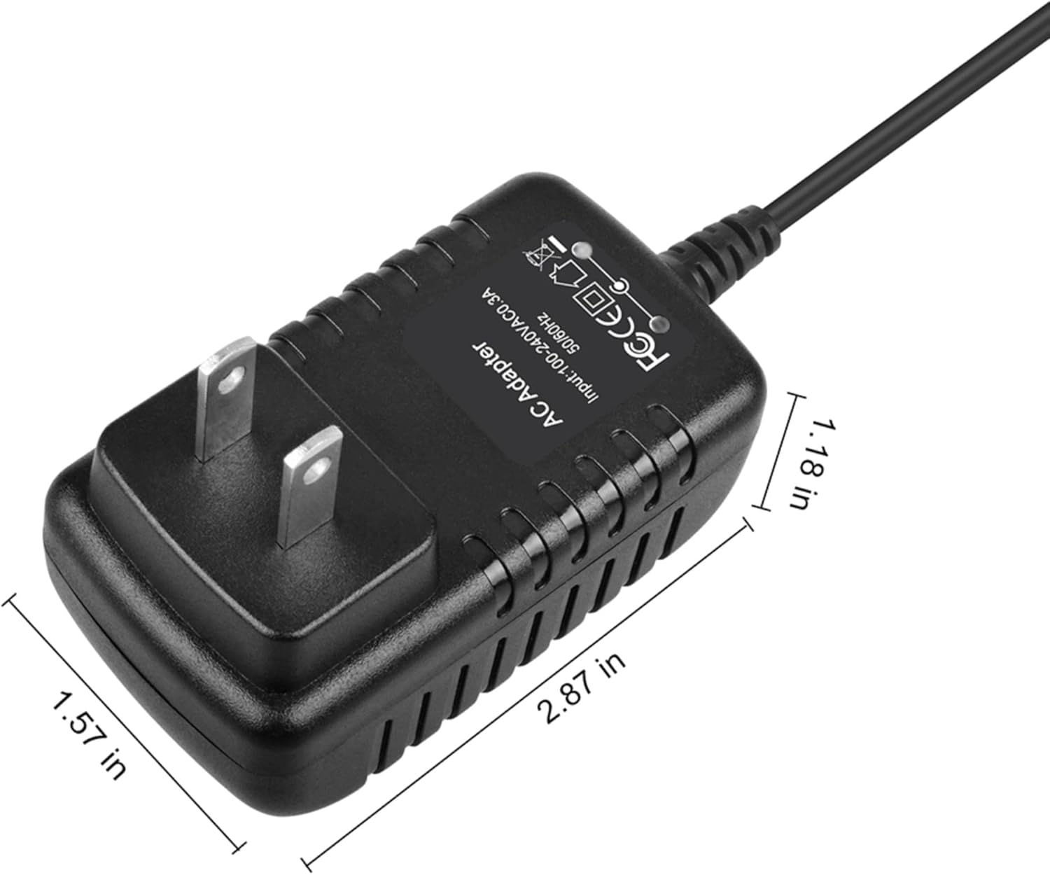 PKPOWER Adaptador de corriente alterna para Vtech SN5127 Base de carga de acoplamiento de teléfono inalámbrico