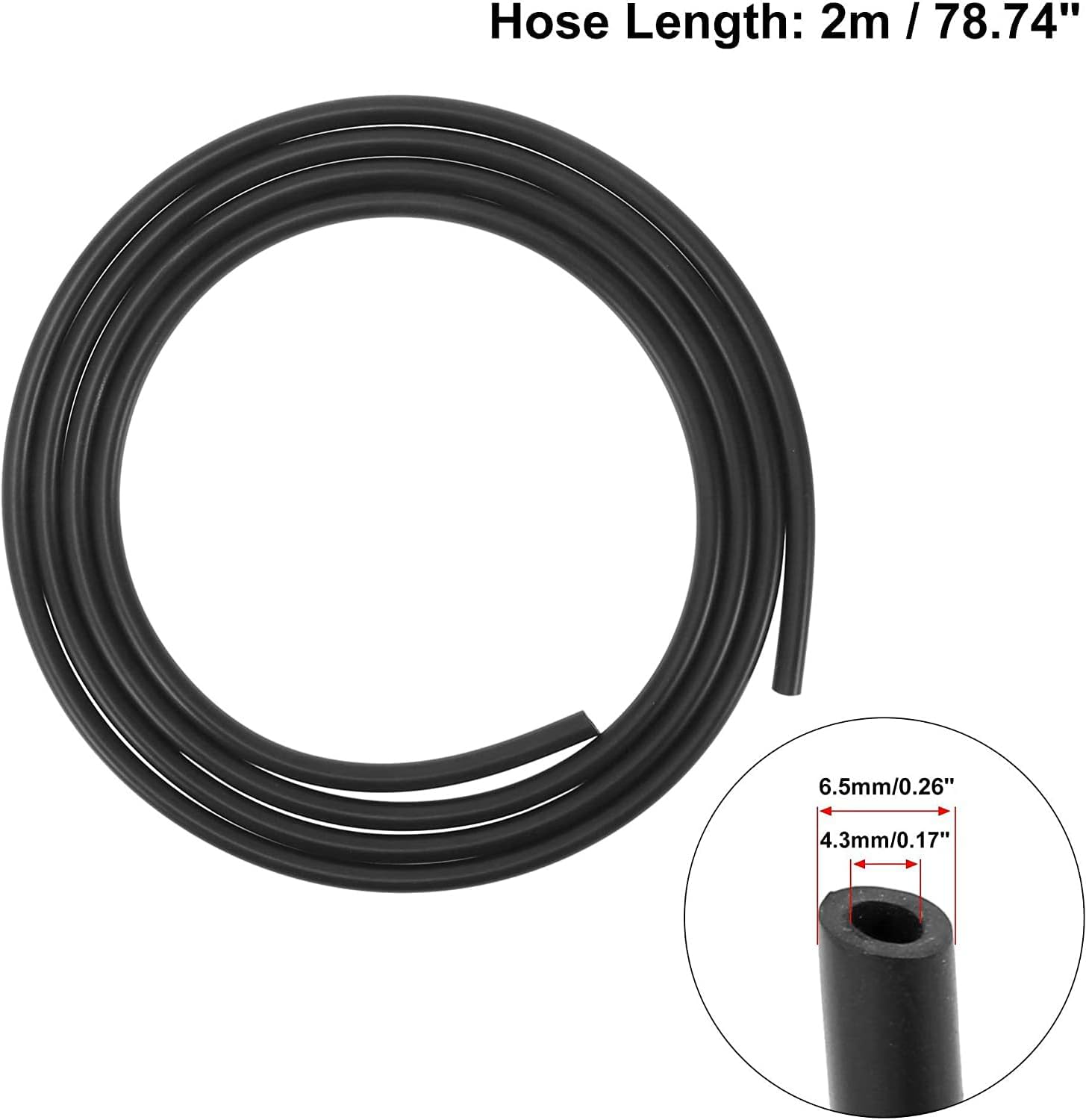 Unifizz Kit de boquillas de limpiaparabrisas delantero para Ford Edge Focus 8S4Z17603AA para Lincoln MKX 6.6 ft manguera de lavado de parabrisas con