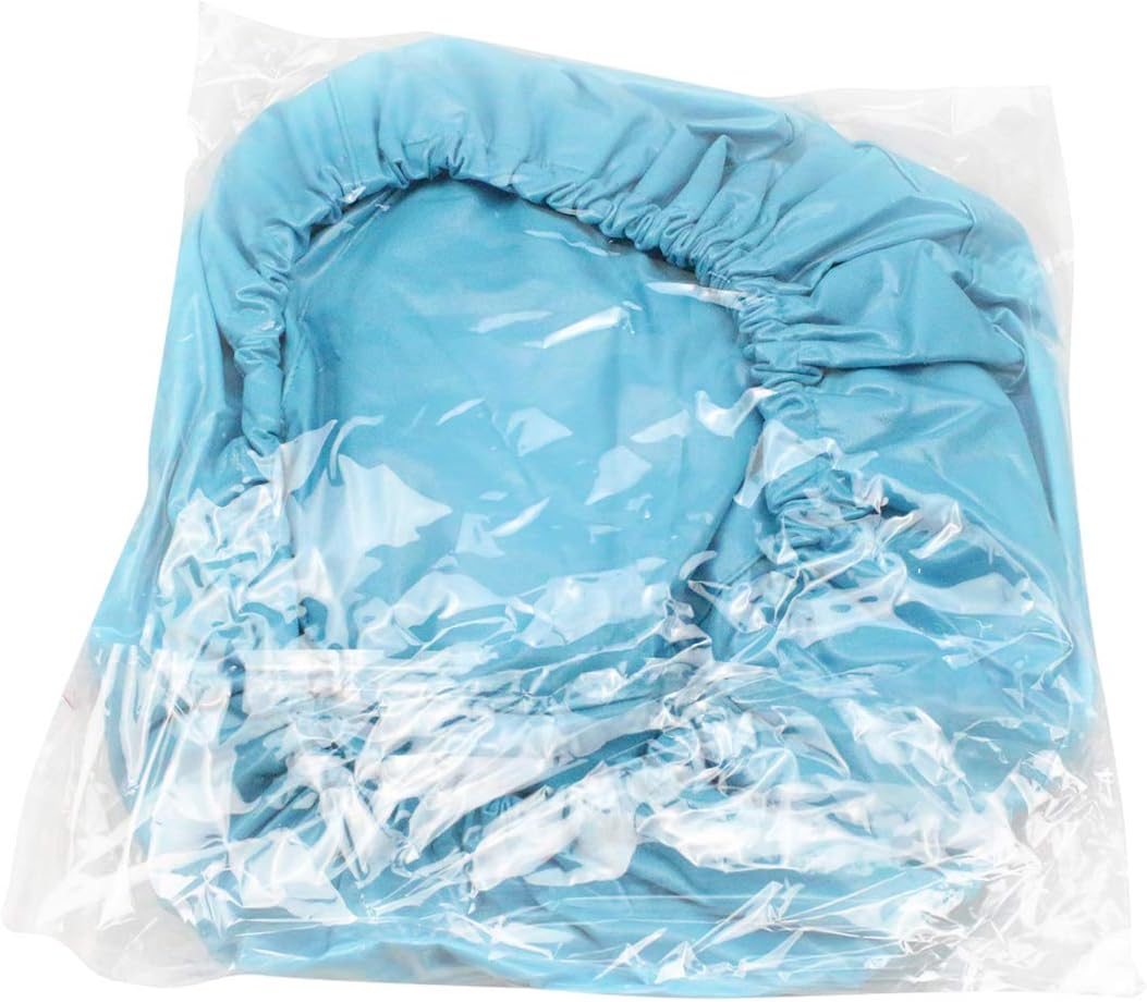 Juego de 4 fundas protectoras completas para sillas dentales, seda de leche avanzada + TPU + película compuesta impermeable (tamaño grande, azul)